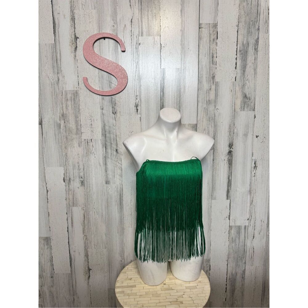Sincerely Jules Fringe Halter Top and Skirt Set Women's Size small - Picture 3 of 16